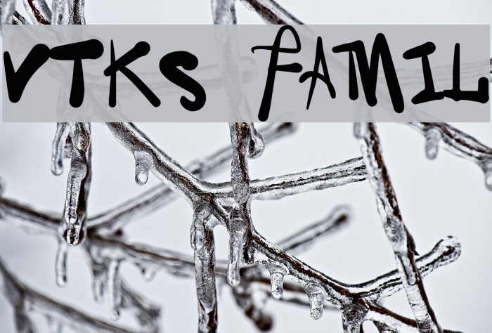Vtks Family Font examples