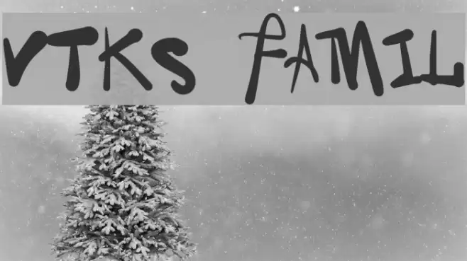 Vtks Family Font examples