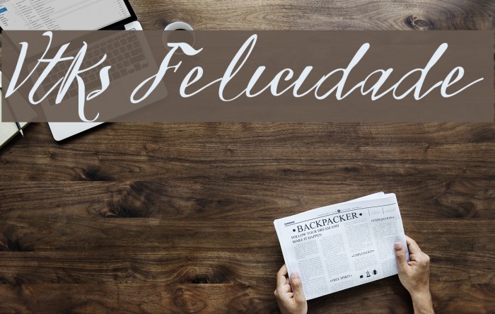 Vtks Felicidade 2016 Font examples