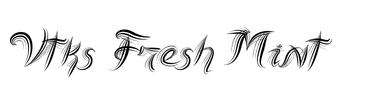 Vtks Fresh Mint  Frei Schriftart Herunterladen