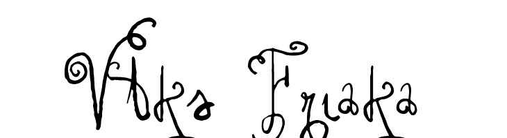 Vtks Friaka  font caratteri gratis