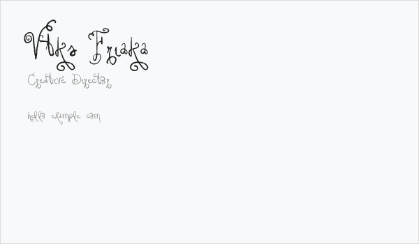 Vtks Friaka Business Card