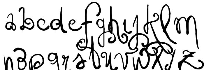 Vtks Friaka Font LOWERCASE