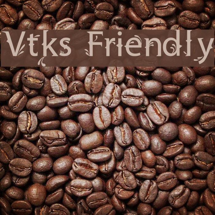 Vtks Friendly Font examples