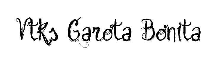 Vtks Garota Bonita  baixar fontes gratis