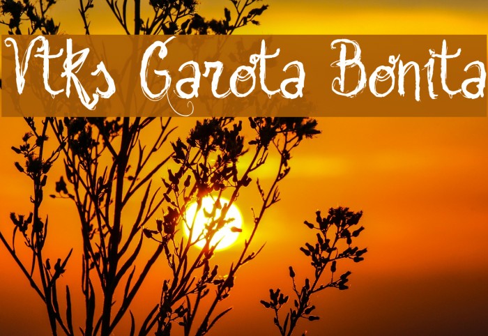 Vtks Garota Bonita Font - FFonts.net
