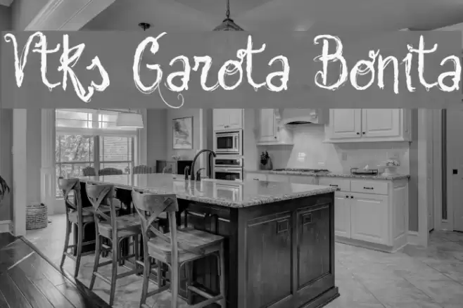 Vtks Garota Bonita Font examples