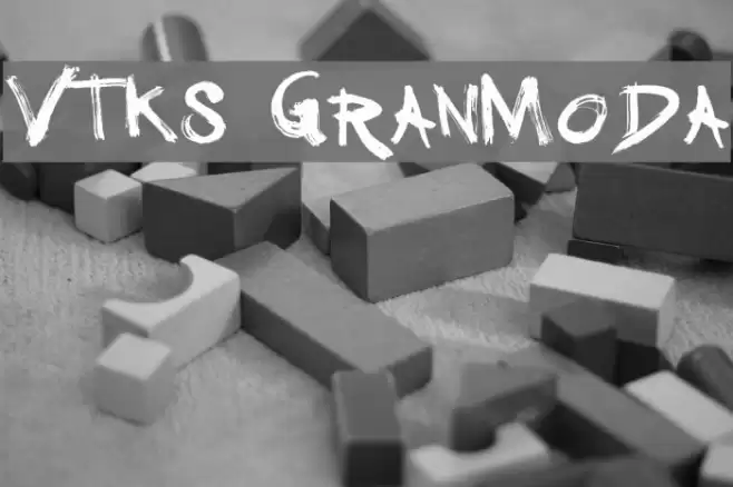 Vtks GranModa Schriftart examples