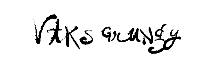 Vtks Grungy  Frei Schriftart Herunterladen