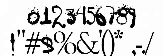 Vtks Grungy Font OTHER CHARS