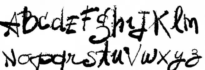 Vtks Grungy फ़ॉन्ट लोअरकेस