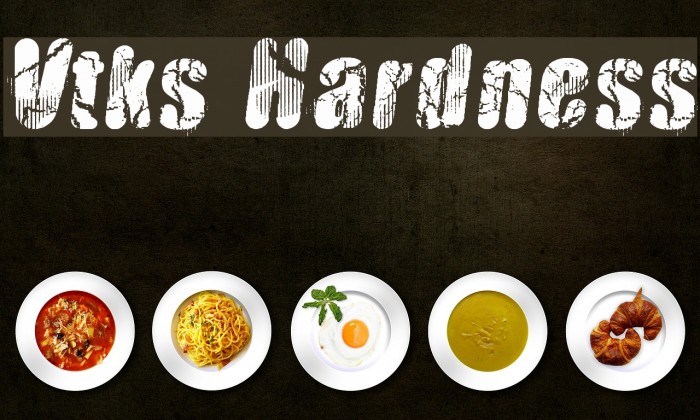 Vtks Hardness Font examples