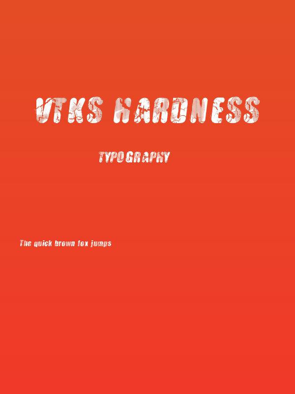 Vtks Hardness Poster