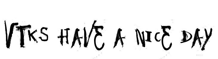 Vtks Have a Nice Day  免费字体下载