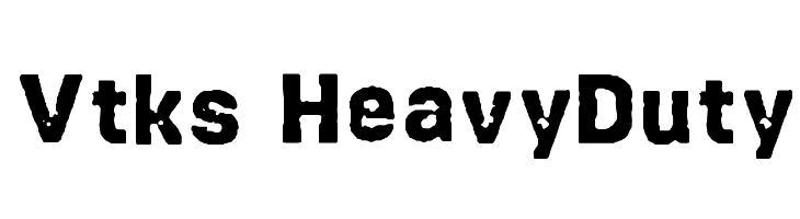 Vtks HeavyDuty  Descarca Fonturi Gratis