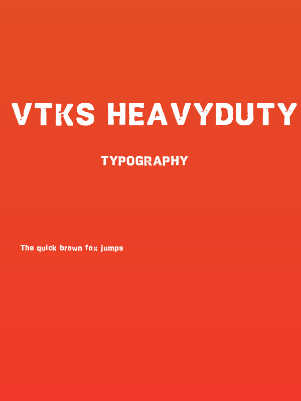 Vtks HeavyDuty Poster