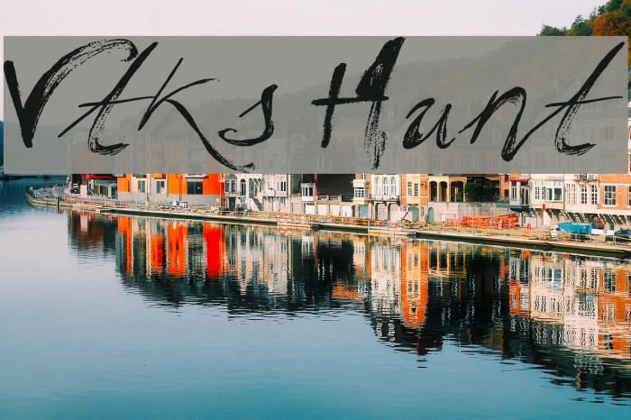 Vtks Hunt Font examples
