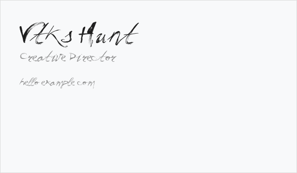 Vtks Hunt Business Card