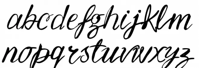 Vtks Lettering 字体 小写