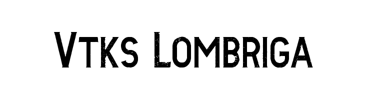 Vtks Lombriga  Free Fonts Download