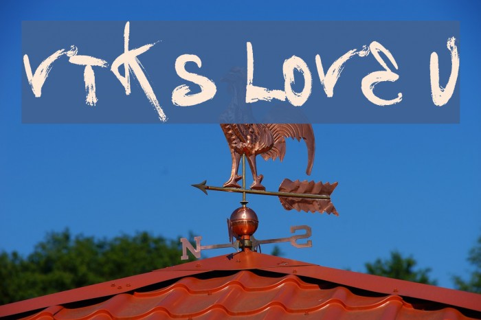 Vtks Love U Font examples