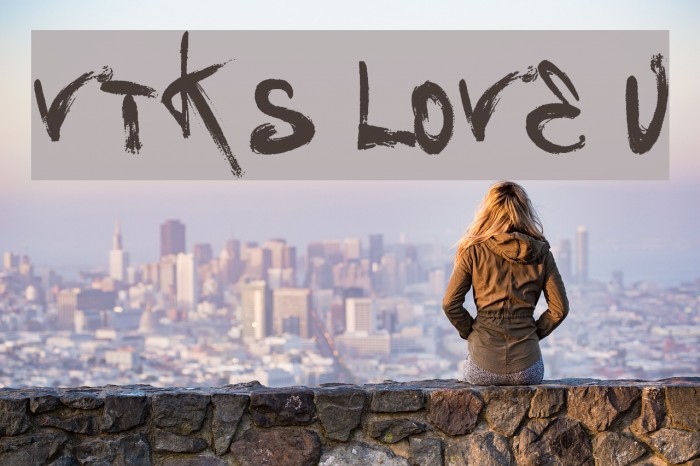 Vtks Love U Font examples