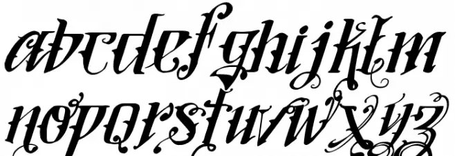 Vtks Lovers Italic Fuentes MINÚSCULAS