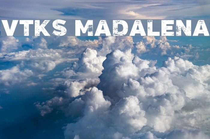 Vtks Madalena Schriftart examples