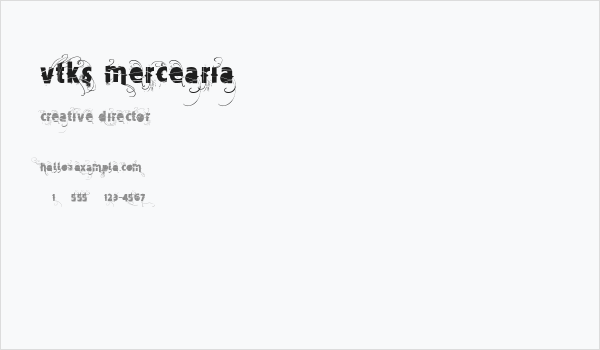 Vtks Mercearia Business Card