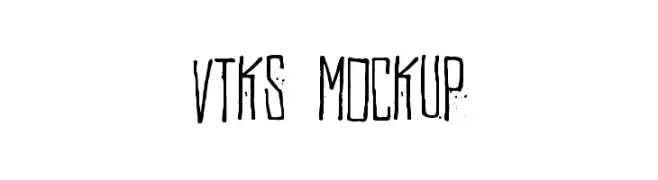 Vtks MockUp  नि: शुल्क फ़ॉन्ट्स डाउनलोड