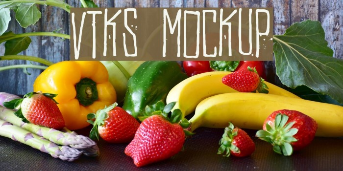 Vtks MockUp Font examples