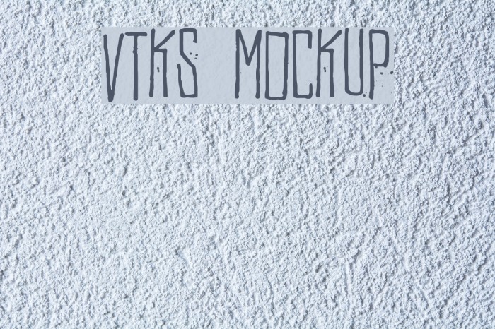 Vtks MockUp Font examples