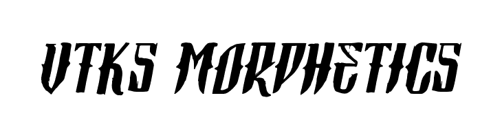 Vtks Morphetics 2  baixar fontes gratis
