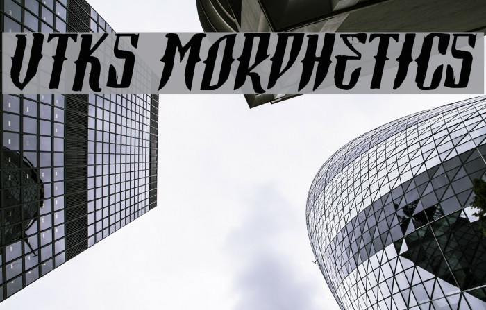 Vtks Morphetics 2 Font examples