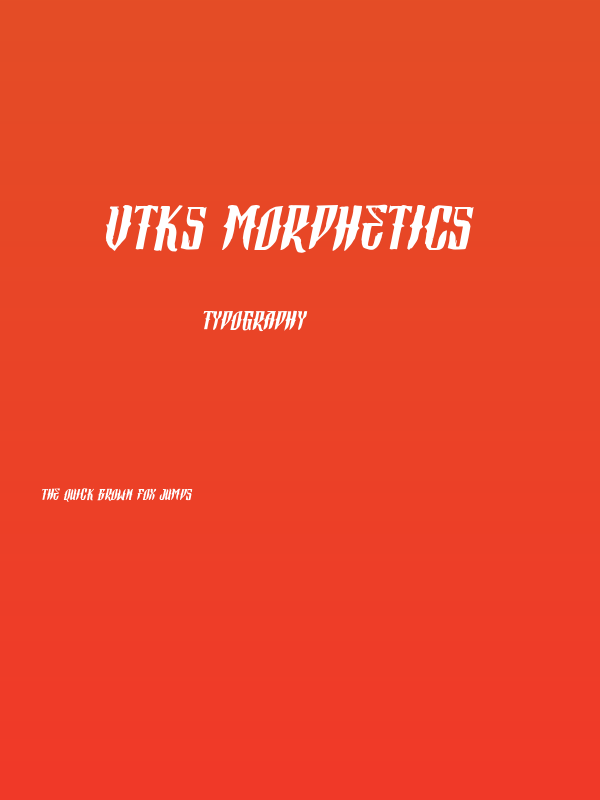 Vtks Morphetics 2 Poster