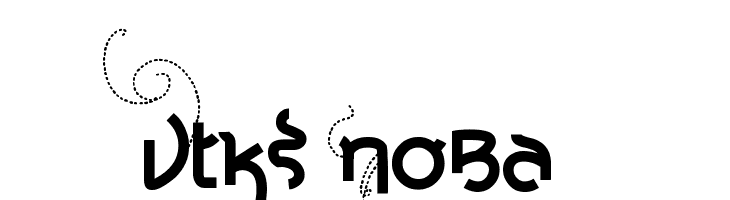 Vtks Noba  नि: शुल्क फ़ॉन्ट्स डाउनलोड