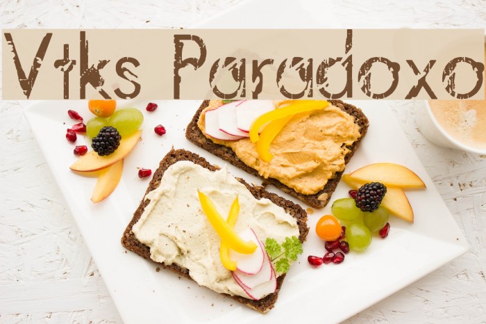 Vtks Paradoxo Schriftart examples
