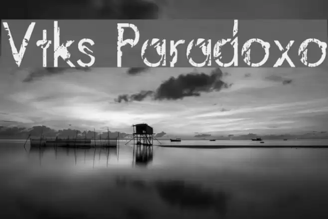 Vtks Paradoxo Font examples