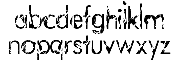 Vtks Paradoxo Schriftart Kleinbuchstaben