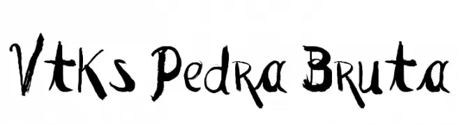 Vtks Pedra Bruta  免费字体下载