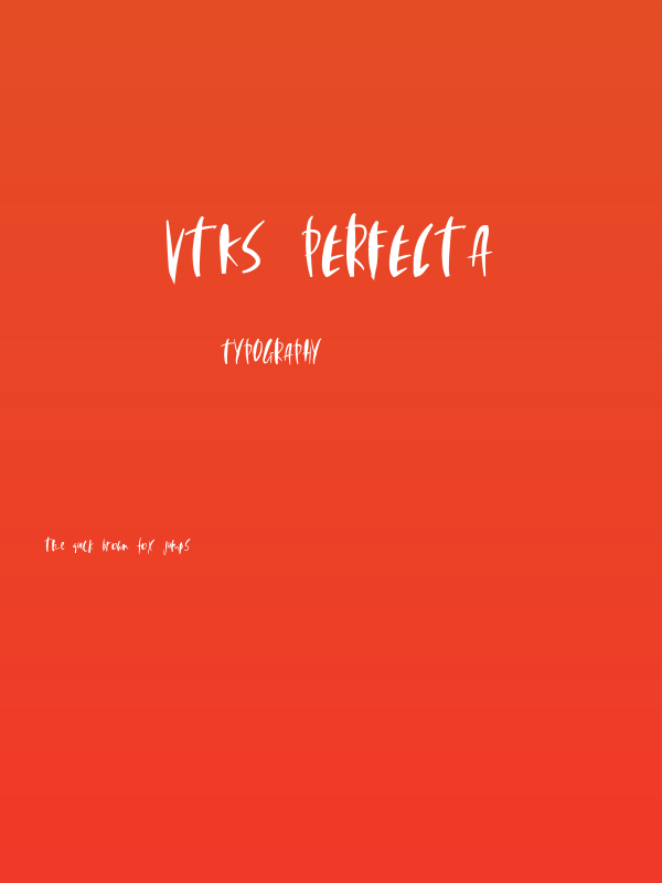 Vtks Perfecta Poster