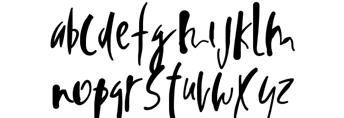 Vtks Perfecta Font LOWERCASE