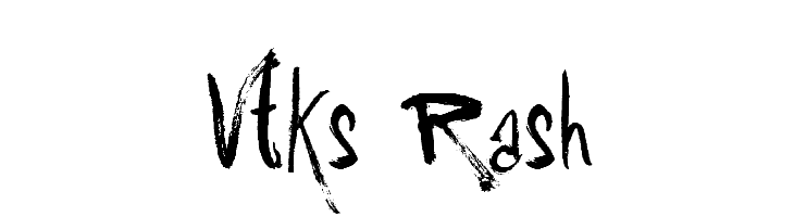 Vtks Rash  font caratteri gratis