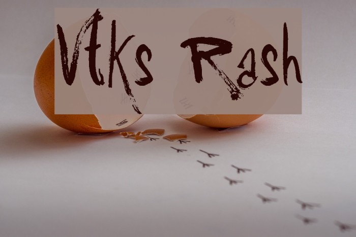 Vtks Rash Font examples