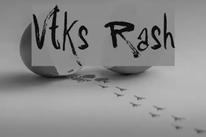 Vtks Rash Font examples