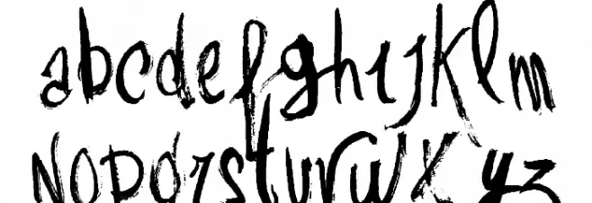 Vtks Rash Font Litere mici