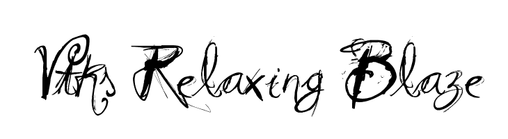 Vtks Relaxing Blaze  Free Fonts Download