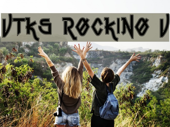 Vtks Rockino V2 Font examples