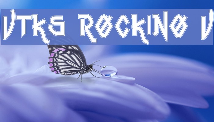 Vtks Rockino V2 Font examples