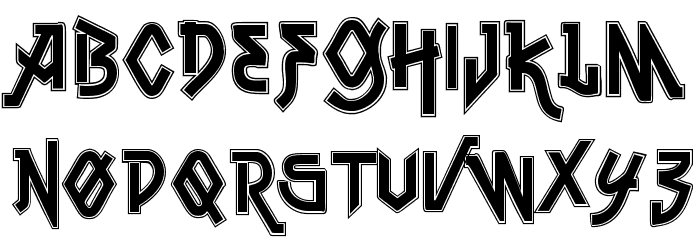 Vtks Rockino V2 Font LOWERCASE